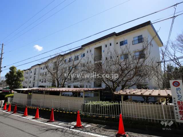 茨木郡山C住宅A20棟の外観（北西側から）