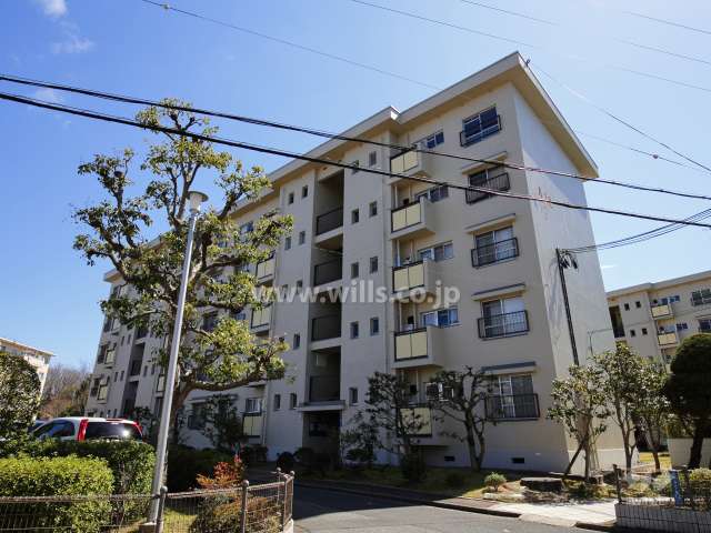 茨木郡山D住宅A12棟の外観（北東側から）