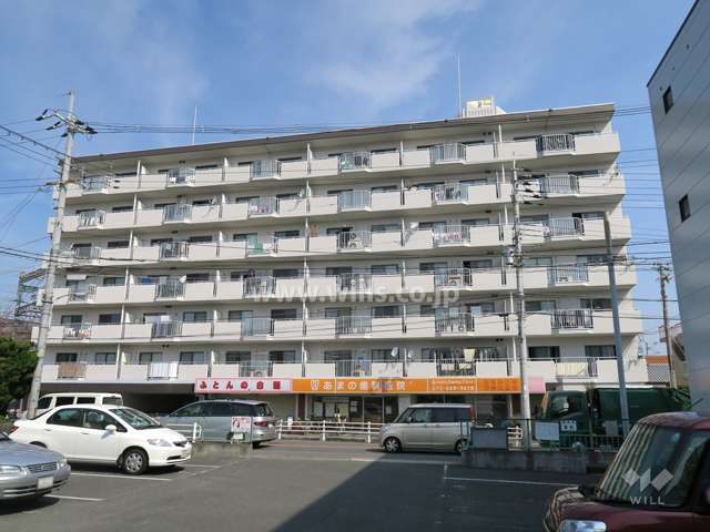 茨木主原ビューハイツの外観(南側から)