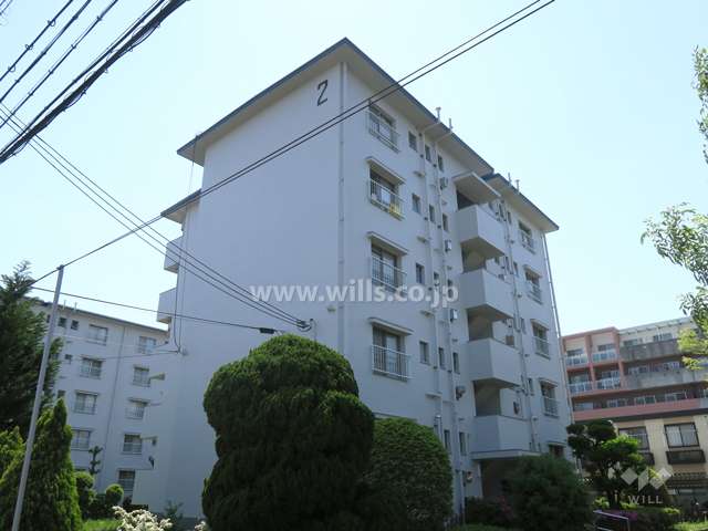 平田住宅2号棟の外観（北東側から）