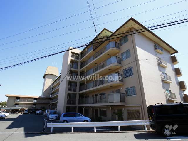 茨木春日丘グリーンハイツＢ棟の外観（北西側から）