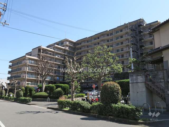 穂積台グランドコーポの外観(北西側から)