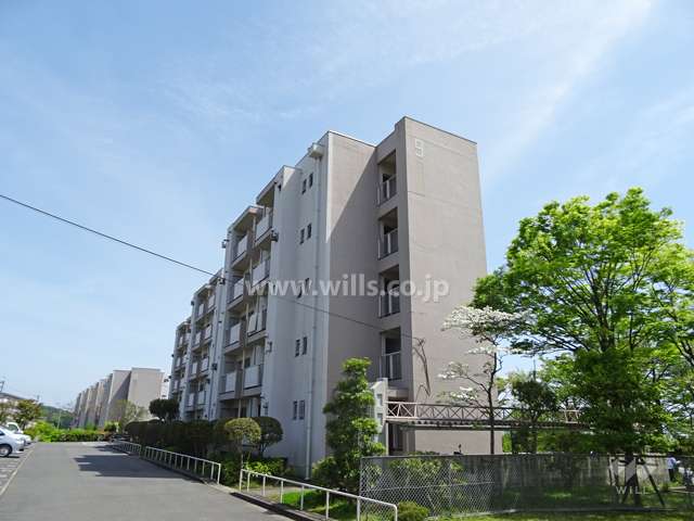 陽和台第4住宅9号棟の外観（北西側から）