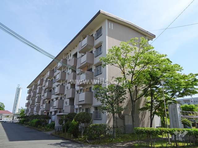 陽和台第4住宅11号棟の外観（北西側から）