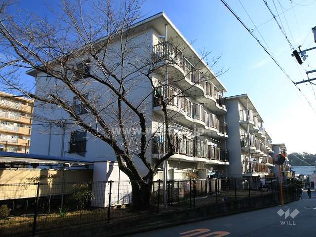浪速コーポの外観（南西側から）