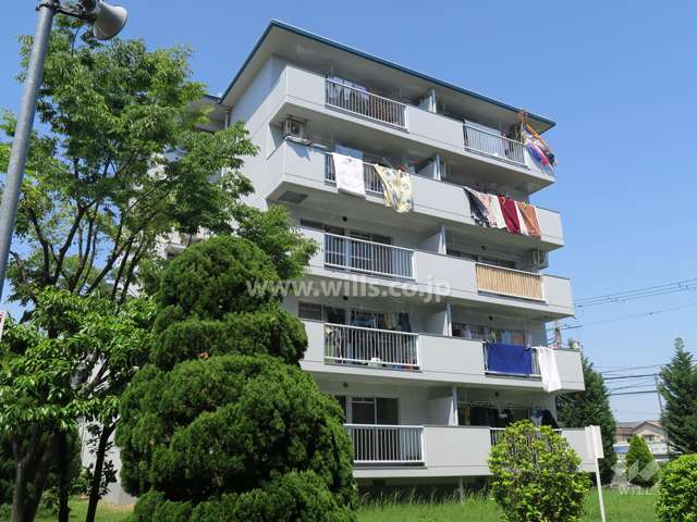平田住宅2号棟の外観（南西側から）