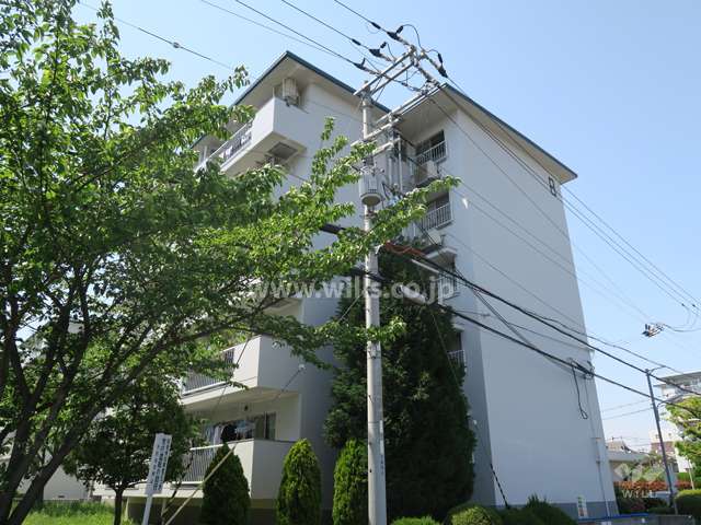 平田住宅8号棟の外観（南東側から）