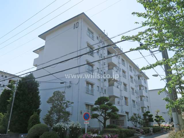 平田住宅10号棟の外観（北東側から）