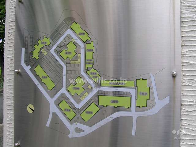 緑地公園グリーンハイツの敷地配置図
