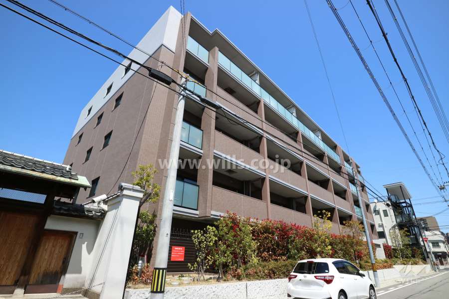 エルグレース夙川香櫨園の外観（南西側から）
