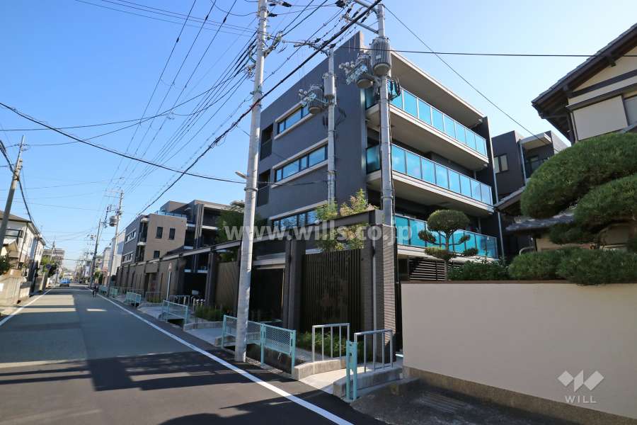 レジデンスコート西宮若草町の外観（北西側から）
