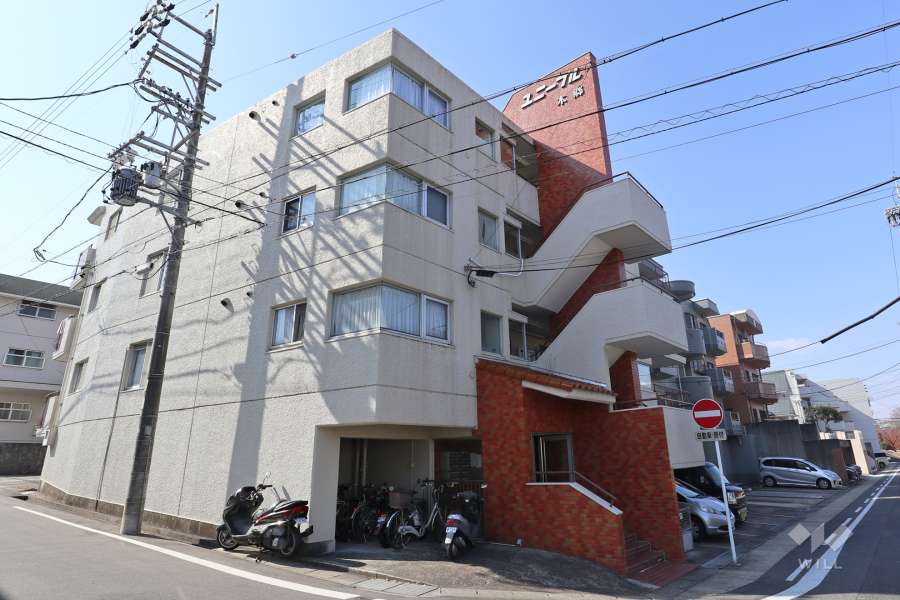 ユニーブル本郷の外観（北東側から）