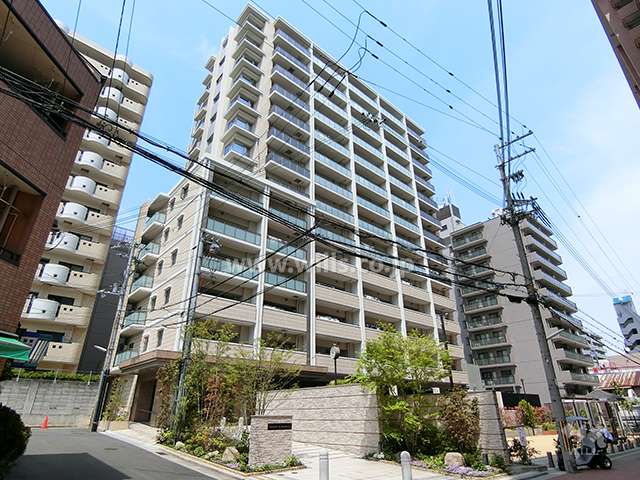 プレミスト六甲道の外観（南西側から）