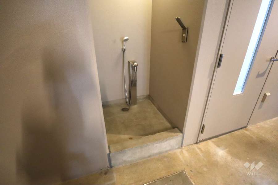 ペットの足洗い場