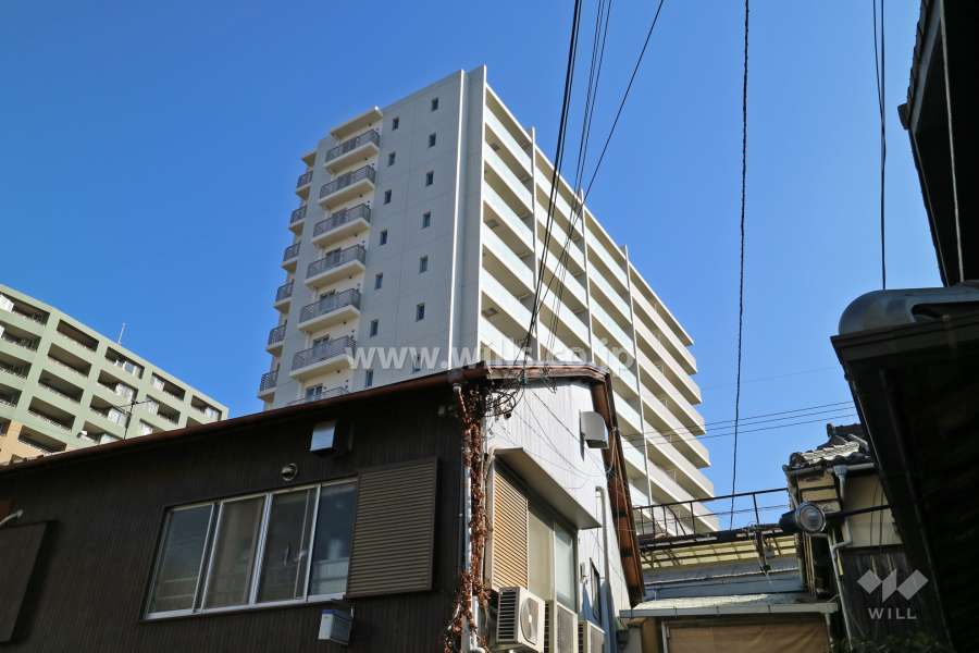 ブランズ池田栄町の外観（南西側から）
