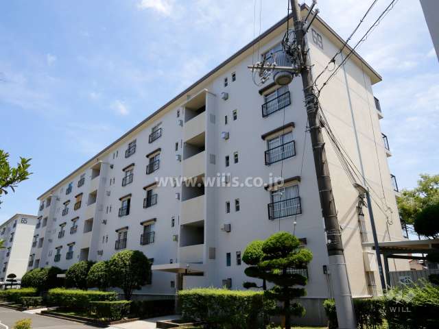 富田第二住宅69棟の外観（北西側から）