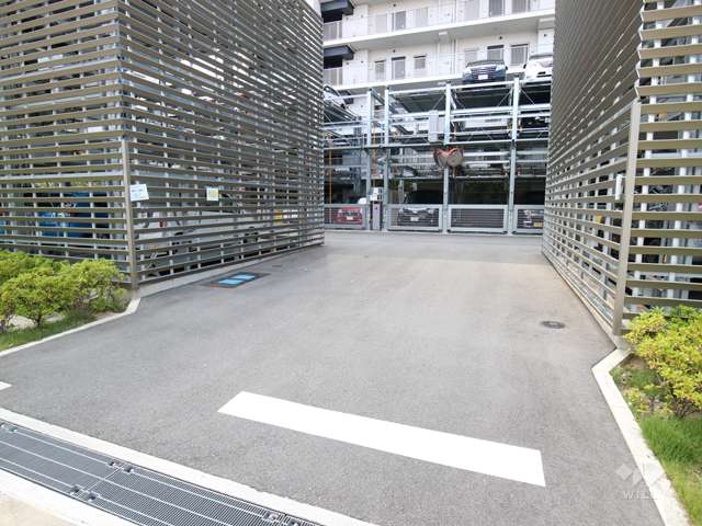 駐車場の出入り口