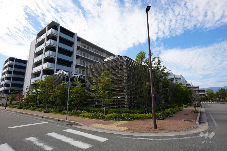 ファインシティ甲子園ノースコートの外観（北東側から）