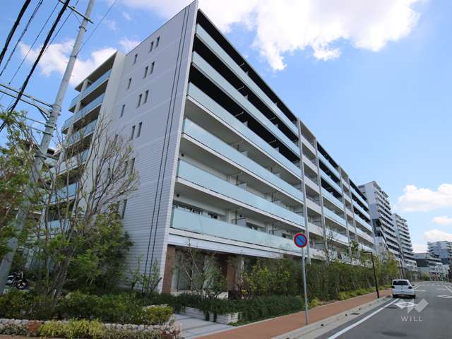ファインシティ甲子園サウスコートの外観（南西側から）