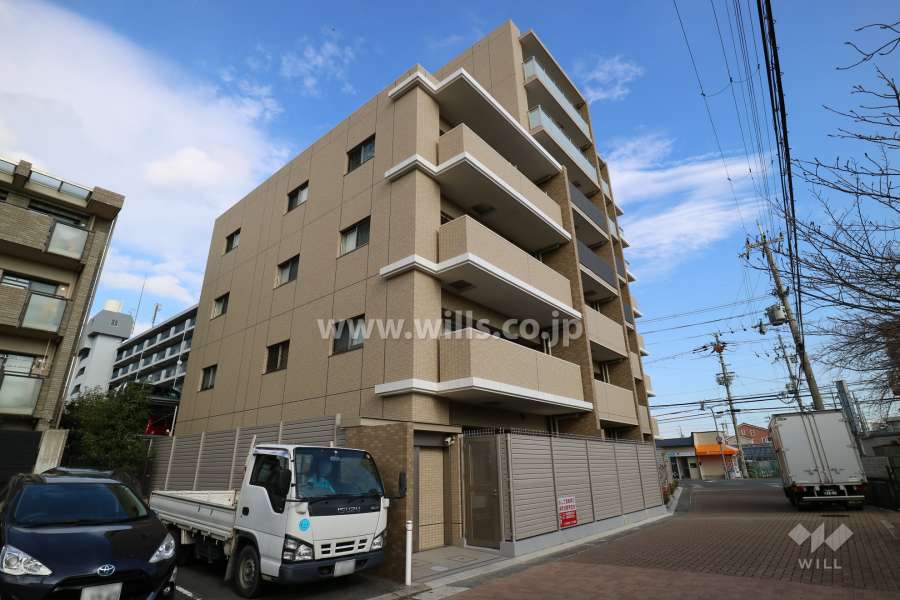 ディモア茨木新中条パークフロントの外観（南西側から）