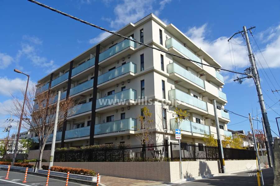 ルネグラン夙川北名次の外観（南西側から）