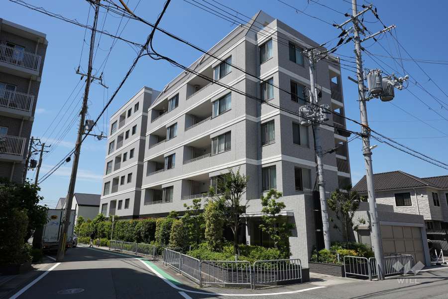 ブリリア西宮北口ウェストコートの外観（北東側から）