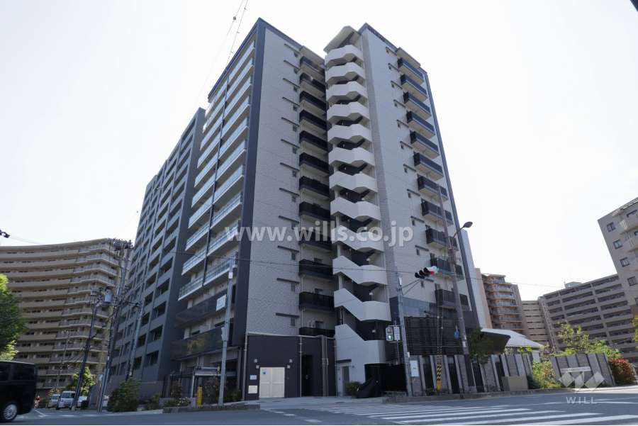 エスリード宝塚セミリアの外観（北東側から）