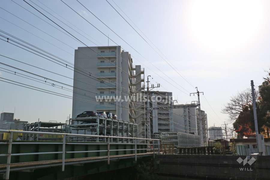 MIRAIMO-SQUAREの外観(北側から)