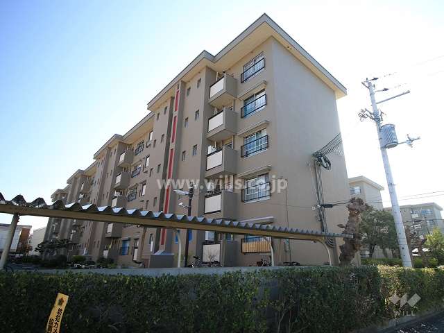 下田部住宅A-36の外観（北西側から）