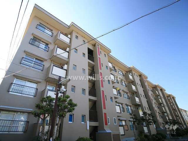 下田部住宅A-36の外観（北東側から）