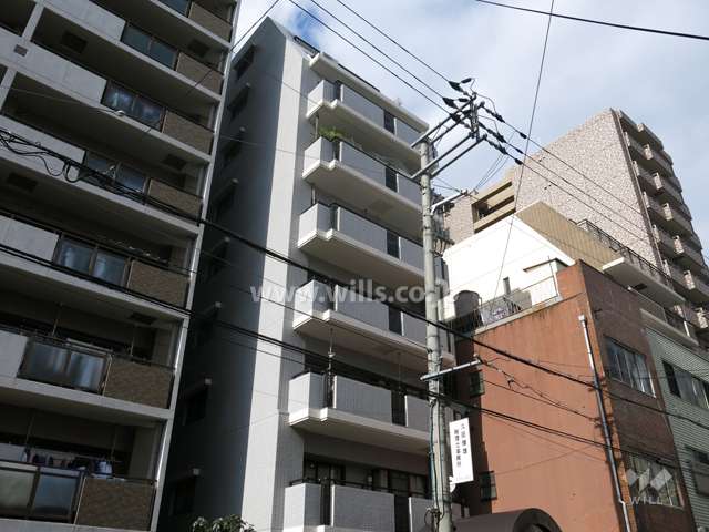 グラン・ドムール高津北の外観（南東側から）