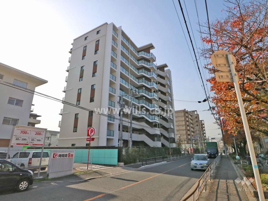 グランパレス上新庄(北東側から)