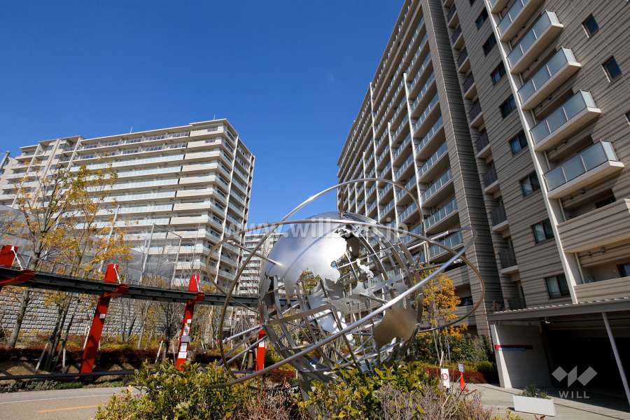 バスロータリーにあるオブジェ