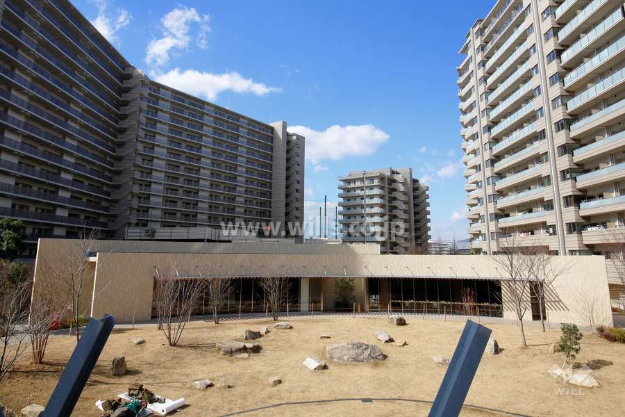 各棟はゆとりをもって配置されています。