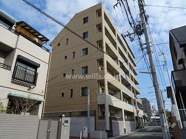 エヌヴィ御影中町の外観（南西側から）