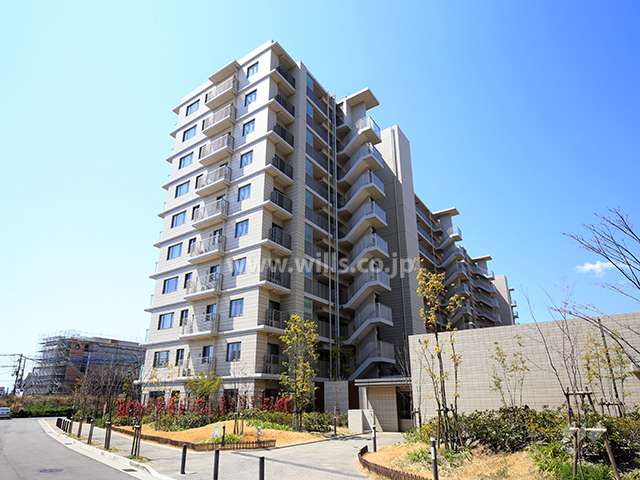 ジオ西宮北口ガーデンズSE棟の外観（北東側から）
