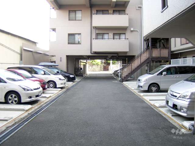 敷地内の駐車場