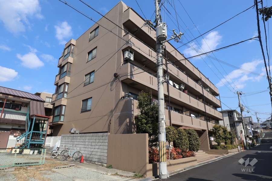 モンテベルデ豊中の外観（南西側から）