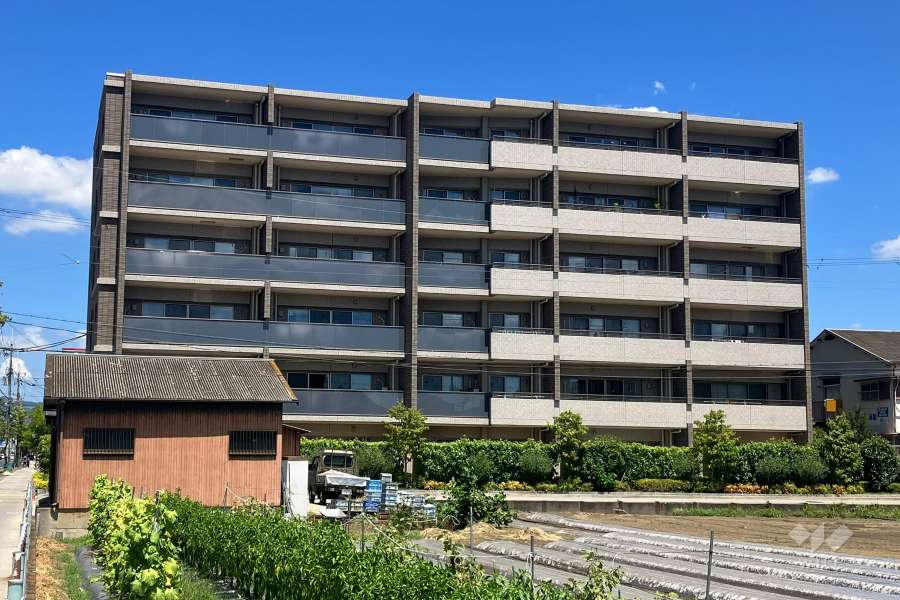 ジオ西宮北口薬師町の外観（南側から）