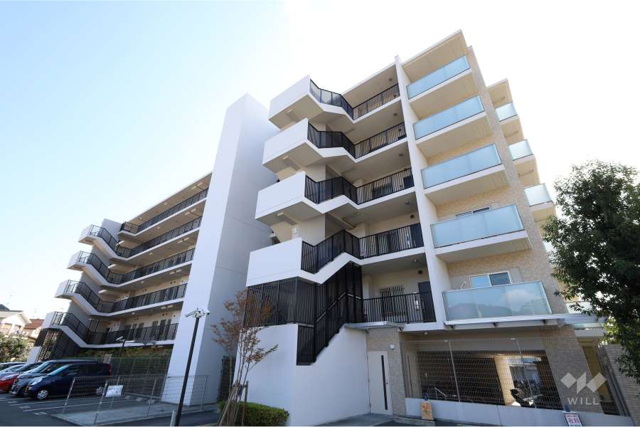 ブランシエラ池田石澄の外観（北側から）