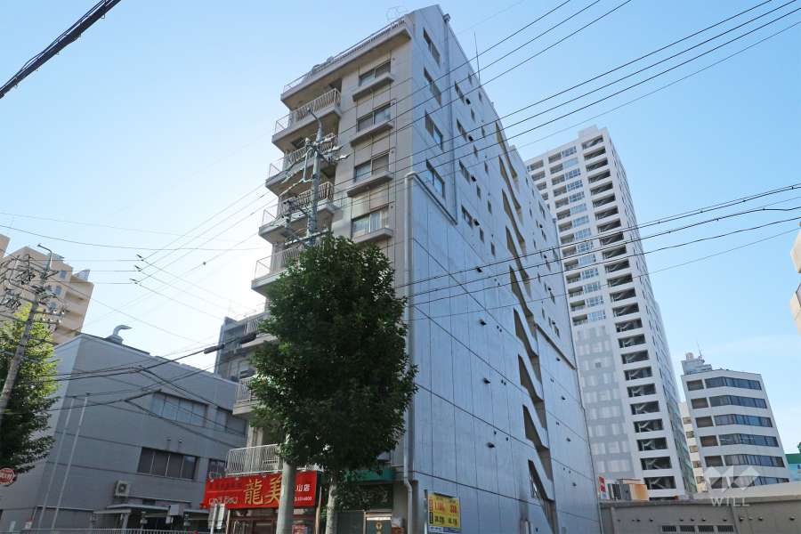 寿ゞやマンション金山の外観（北西側から）