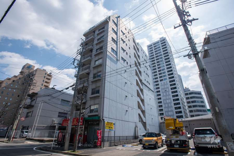 寿ゞやマンション金山の外観(北西側から)