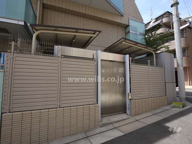 駐輪場の出入り口