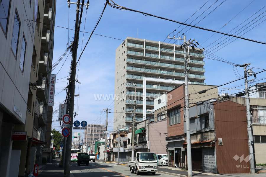 ディモア尼崎ミライズの遠景(南側から)