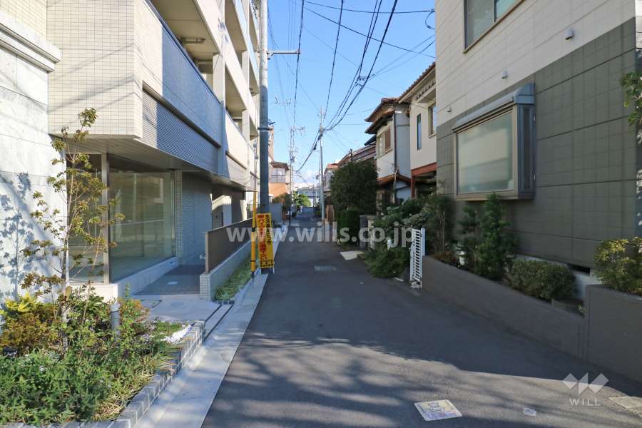 敷地南側の前面道路