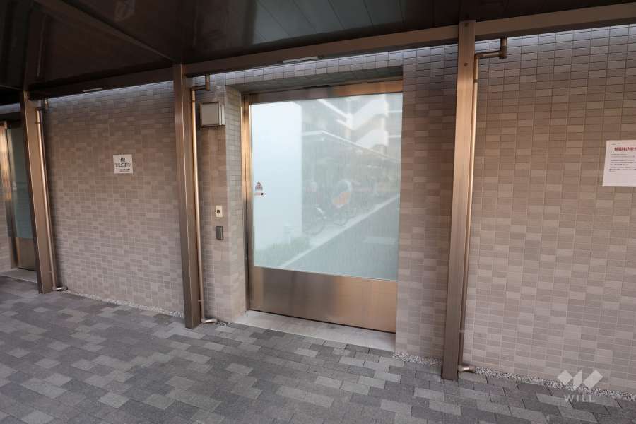 駐輪場の出入り口