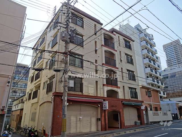 六甲ハイツの外観（北東側から）