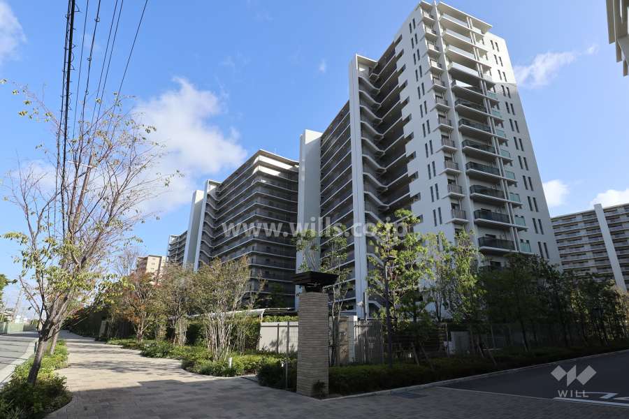 プラウドシティ塚口マークスカイの外観(北西側から)