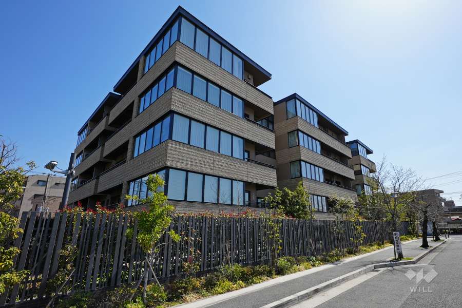 ザ・パークハウス芦屋川の外観（北西側から）