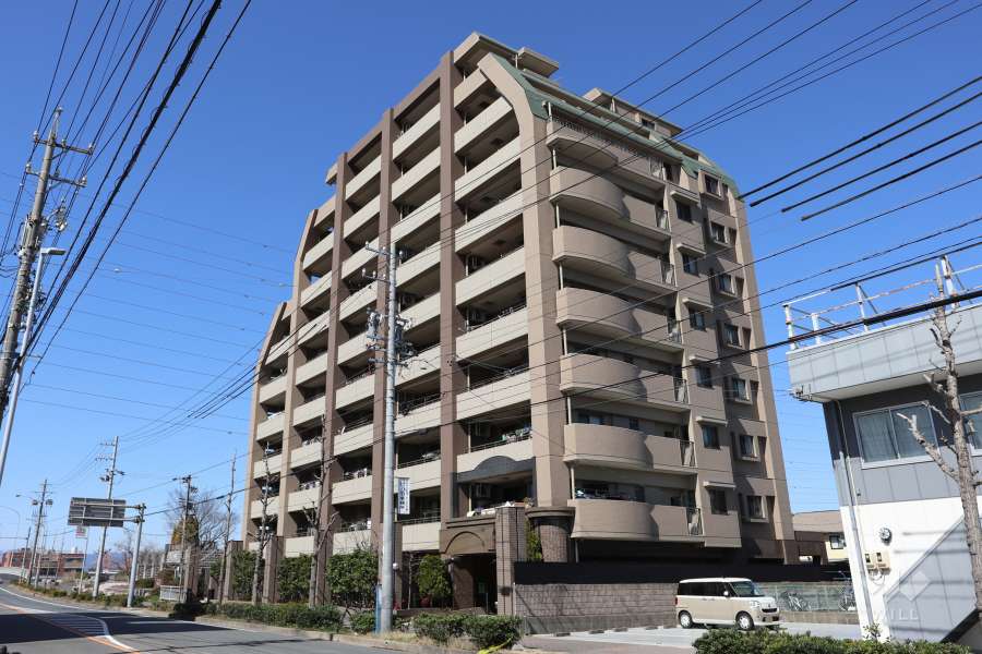 ダイアパレス戸田川緑地の外観（南東側から）
